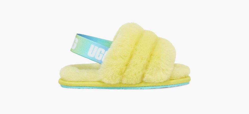 Ugg Slippers Canada - Ugg Kids' Fluff Yeah Toddler Yellow